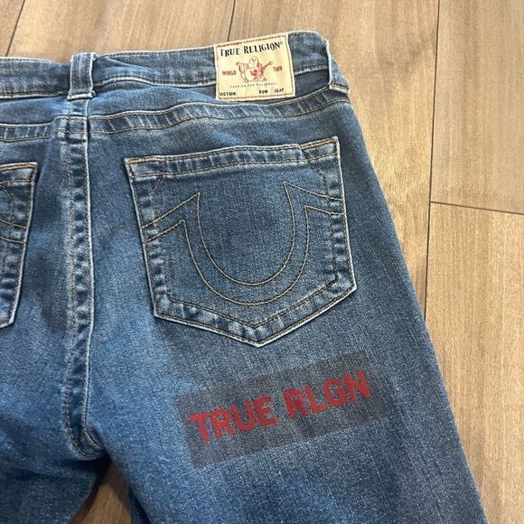 True Religion‎ Mid Rise Skinny Jeans Women 33 - Picture 6 of 7